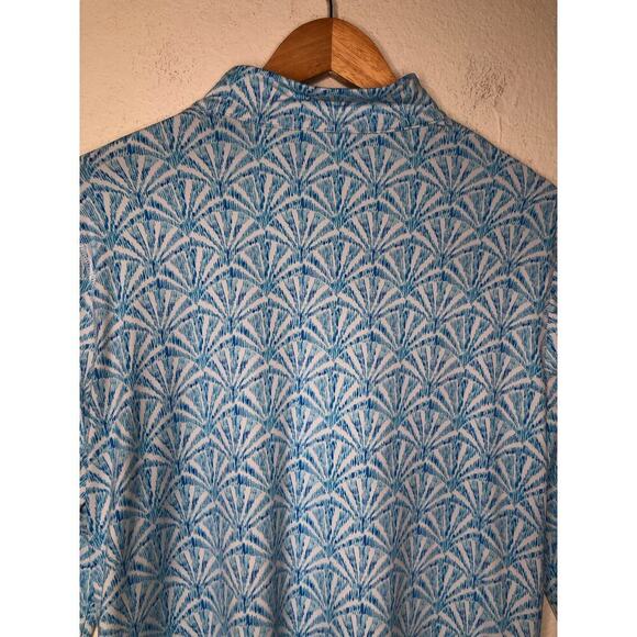 Stella Parker 1/2 Zip Front Long Sleeve shirt Sun Protection Beach Large Golf - Picture 10 of 11